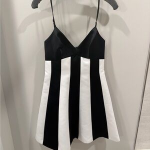 Carolina Herrera Black and White Dress